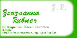 zsuzsanna rubner business card